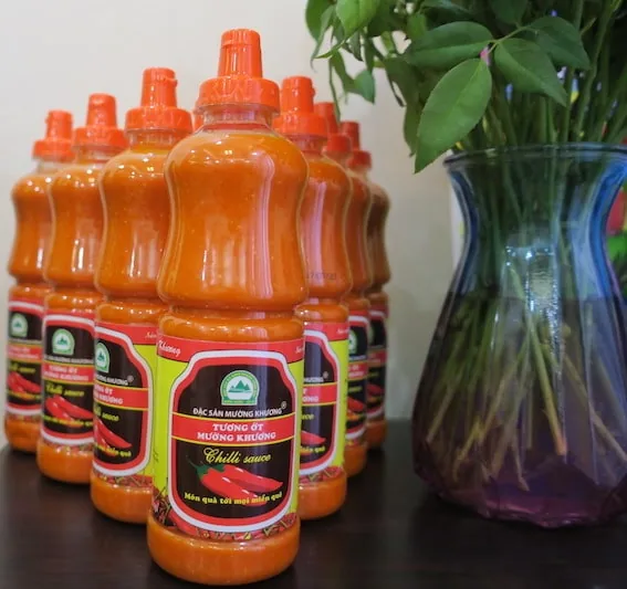 Chai tương ớt Mường Khương 500ml